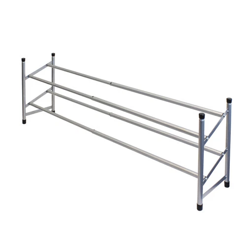 JVL Two Tier Stackable and Extendable Shoe Rack St